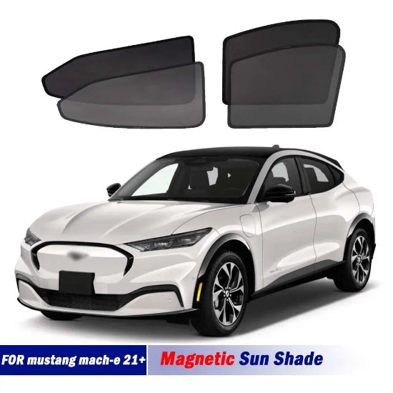 Picture of Magnetic Sun Shades For Ford mustang mach-e CGW 21+ Front Back Windows Sun Blind