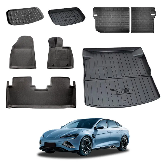 Picture of Cargo Liner Floor Mats for BYD Seal 2023-24 Back Seat Front Trunk Toolbox Boot