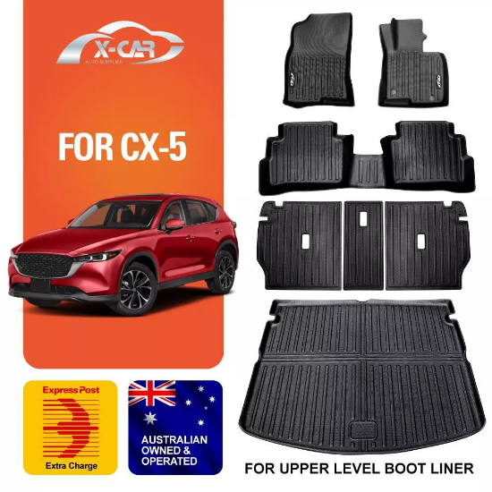 Picture of Heavy Duty Floor Car Cargo Kick Trunk Mats Boot Liner for Mazda CX5 CX-5 22-24