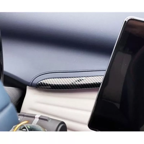 Picture of Carbon Fiber Center Console Air Outlet Cover Trim For BYD ATTO 3 2022 2023 2024