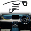 Picture of Carbon Fiber Center Console Air Outlet Cover Trim For BYD ATTO 3 2022 2023 2024