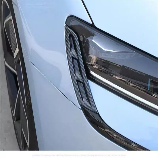 Picture of Carbon Fiber 2X Front Headlight Decorative Cover Trim For BYD SEAL EV 2023 2024