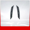 Picture of Carbon Fiber 2X Front Headlight Decorative Cover Trim For BYD SEAL EV 2023 2024