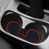 Picture of fits Mitsubishi ASX 2013-18 Rubber Gate Slot Pads Non-slip Cup Holder Mats 15pcs