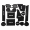 Picture of fits Mitsubishi ASX 2013-18 Rubber Gate Slot Pads Non-slip Cup Holder Mats 15pcs