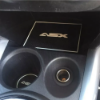Picture of fits Mitsubishi ASX 2013-18 Rubber Gate Slot Pads Non-slip Cup Holder Mats 15pcs