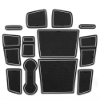 Picture of Gate Slot Mats For Renault Captur 2019-20 Non-Slip Interior Cup Holder Pad 12pcs
