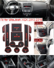 Picture of Fit 2013-2018 Mitsubishi ASX Rubber Non-slip Inner Gate Slot Mat Cup Holder Pads