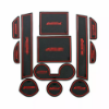 Picture of Fit 2013-2018 Mitsubishi ASX Rubber Non-slip Inner Gate Slot Mat Cup Holder Pads
