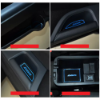 Picture of Fit 2013-2018 Mitsubishi ASX Rubber Non-slip Inner Gate Slot Mat Cup Holder Pads
