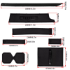 Picture of Rubber Non Slip Handrail Box Center Console Gate Door Slot Mats For Jimny