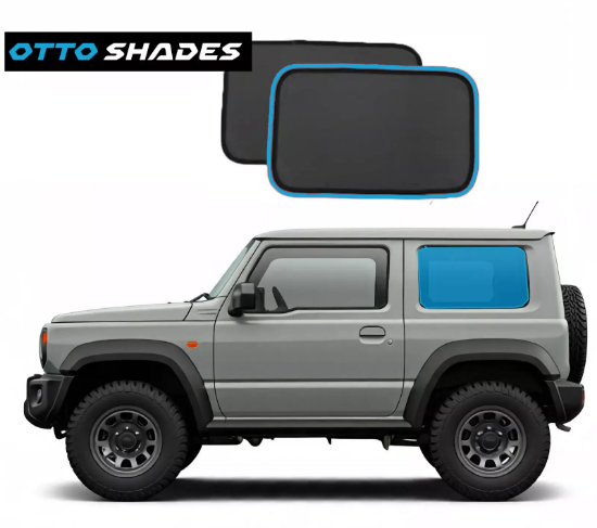Picture of Sun Shade Magnetic Car Sun Blind Mesh Rear Port Window for Suzuki Jimny 18-25