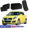 Picture of Magnetic Sun Shades For Suzuki Swift AZG 10-15 Front Rear Back Windows Sun Blind