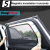 Picture of Magnetic Sun Shades For Suzuki Swift AZG 10-15 Front Rear Back Windows Sun Blind