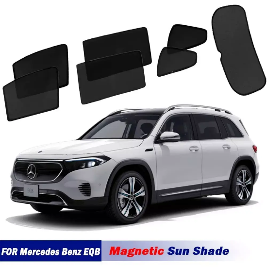 Picture of Magnetic Sun Shades For Mercedes Benz EQB X243 22+ Front Back Windows Sun Blind