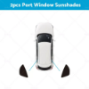 Picture of Magnetic Car Window Sun Blind Shade Mesh for Mazda CX-8 CX8 2018-2023 Sunshade