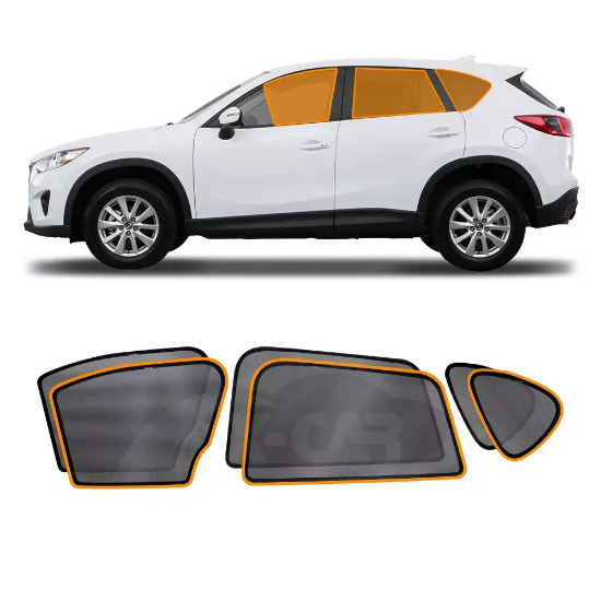 Picture of Car Window Sun Blind for Mazda CX-5 CX5 2012-2017 Magnetic Rear Shade Mesh