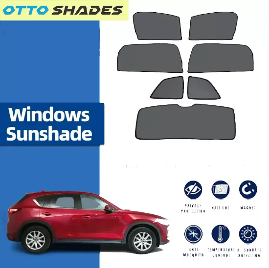 Picture of Sun Shade Magnetic Car Sun Blind Mesh Rear Port Window for Mazda CX-5 CX5 18-25