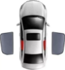 Picture of Sun Shade Magnetic Car Sun Blind Mesh Rear Port Window for Mazda CX-5 CX5 18-25