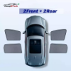 Picture of New Magnetic Sun Shades for Mazda 2 DJ 14-24 Car Front Rear Back Window Mesh