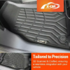 Picture of All Weather Floor Mats Boot Liner Carpet for MG 3 MG3 2016-24 Cargo Trunk Mat
